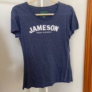 Jameson Irish Whiskey Shirt Women's S Navy Blue